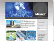 Tablet Screenshot of klintex.com.br